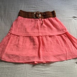 Girls Skirt with Belt Detail by Amy's Closet